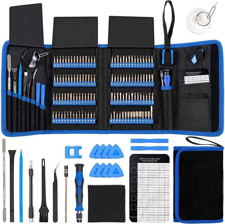142 In 1 Precision Screwdriver Set Magnetic Screw Driver Bit Kit For PC Phone Repair Tool, 142 in 1 - BSPART
