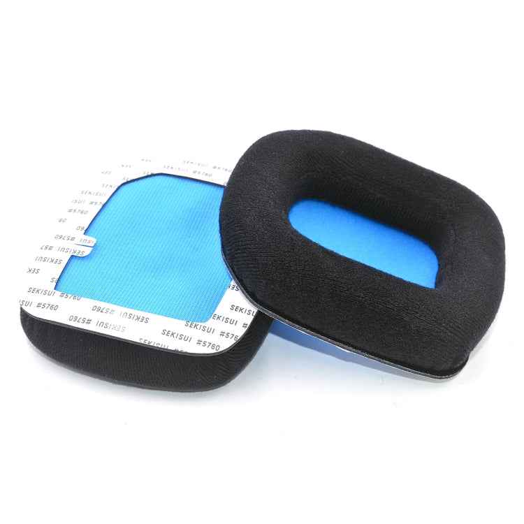For Logitech Astro A20 2pcs Fleece Memory Foam Headphone Covers Earmuffs