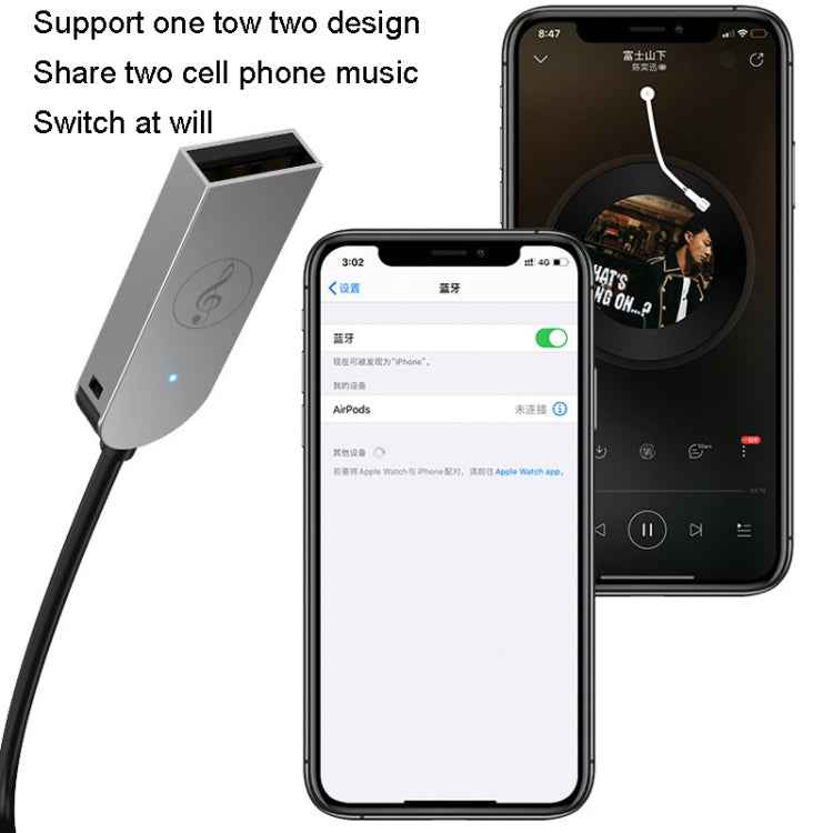 AUX Car Bluetooth Receiver Adapter 3.5mm Audio Receiver