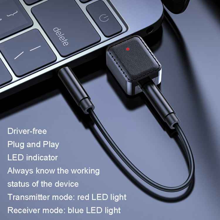 RX-TX-413 USB Bluetooth Receiving Launch 2 In 1 Adapter