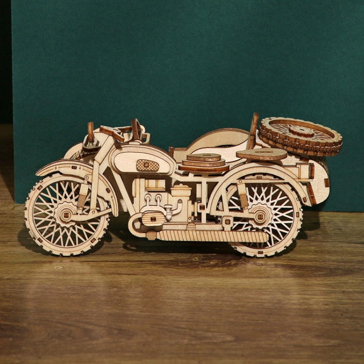 LG834 Tricycle Boat 3D Wooden Puzzle Educational Toys DIY Handmade Ornaments