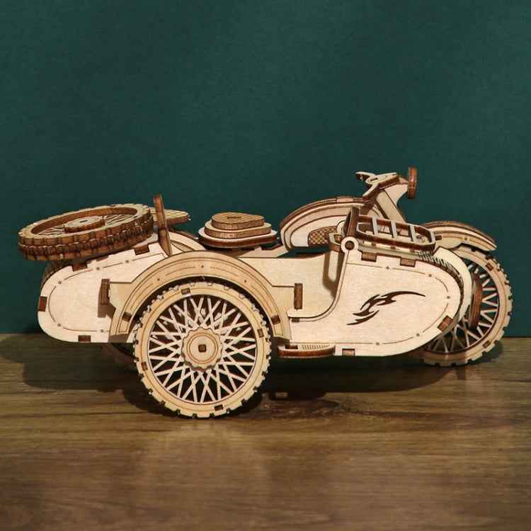 LG834 Tricycle Boat 3D Wooden Puzzle Educational Toys DIY Handmade Ornaments