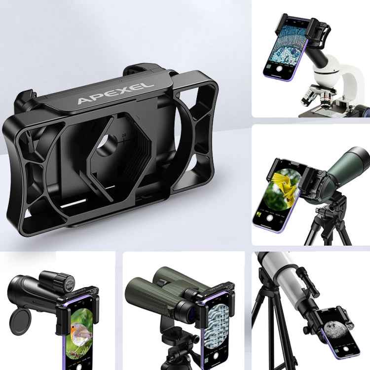 APEXEL APL-F002 Dual Monocular Bird Watching Camera Universal Eyepiece Connector Phone Accessories