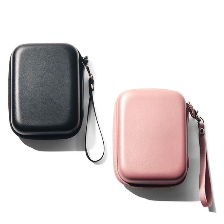For FUJIFILM Instax Mini EVO Link LiPlay PU Leather Camera Bag With Wrist Strap, Black, Pink, Phantom Purple, Phantom Silver