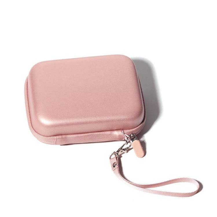 For FUJIFILM Instax Mini EVO Link LiPlay PU Leather Camera Bag With Wrist Strap, Black, Pink, Phantom Purple, Phantom Silver