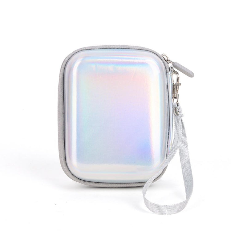 For FUJIFILM Instax Mini EVO Link LiPlay PU Leather Camera Bag With Wrist Strap, Black, Pink, Phantom Purple, Phantom Silver