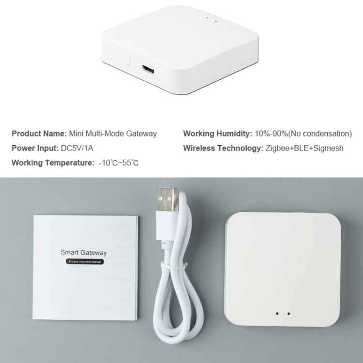 Tuya Intelligent Wireless Gateway Bluetooth Mesh+Zigbee Multimode Network Remote Control Full House Smart Device