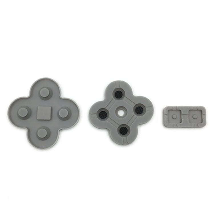 For NDSL NDS Lite Game 6sets Conductive Rubber Pad Soft Silicone Adhesive Key Button Pads
