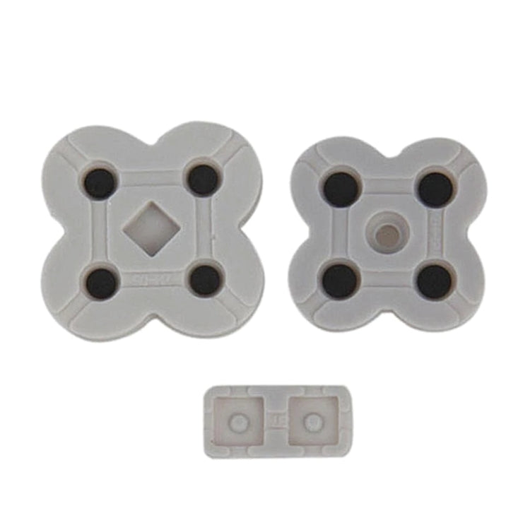 For NDSL NDS Lite Game 6sets Conductive Rubber Pad Soft Silicone Adhesive Key Button Pads