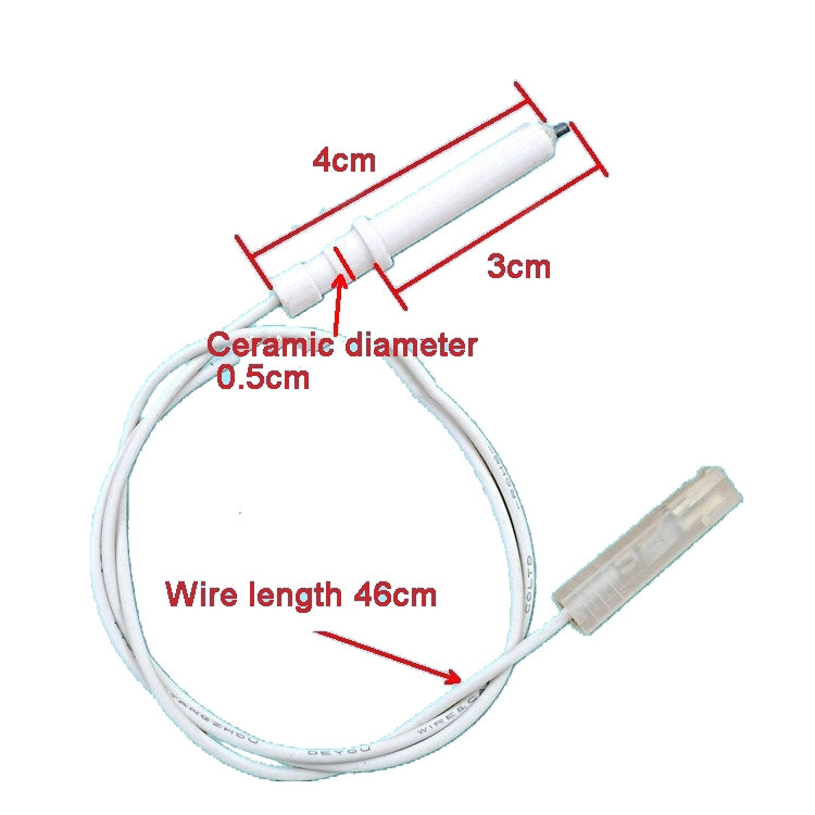 460mm line Range Stove Spare Parts Ceramic Igniter, 46cm