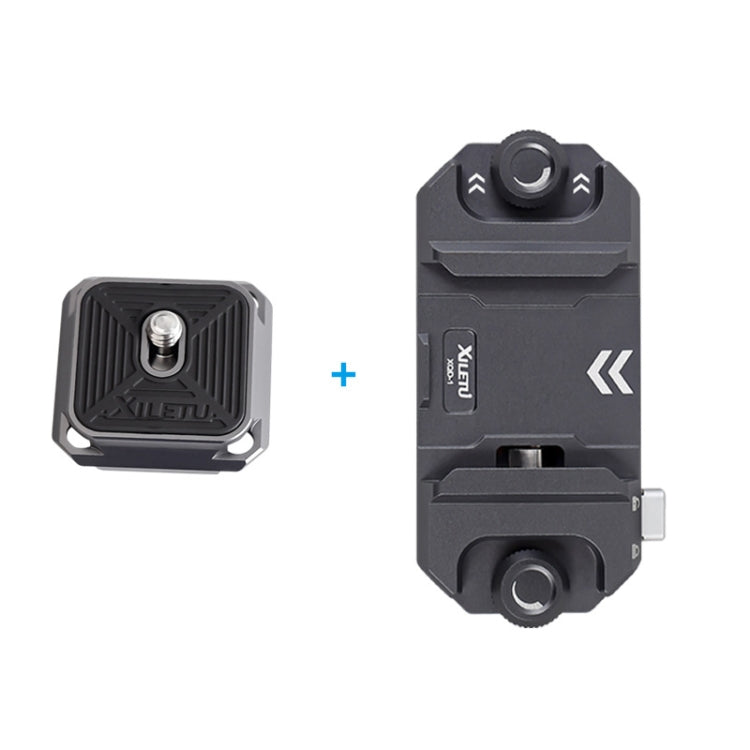 XILETU DSLR Camera Gimbal Arca Swiss Quick Release Plate Clamp,Spec:, Capture Clip+PQ-38, With Pad, Capture Clip+2pcs PQ-38, Only Capture Clip