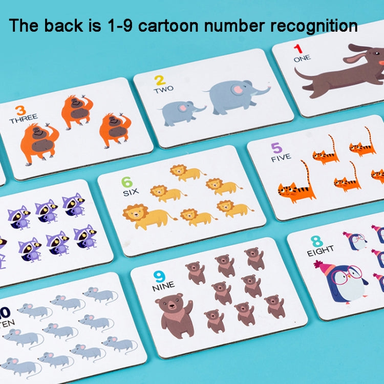 Children Number and Color Matching Clip Beads Enlightenment Teaching Aids Puzzle Early Education Toys, Clip Beads