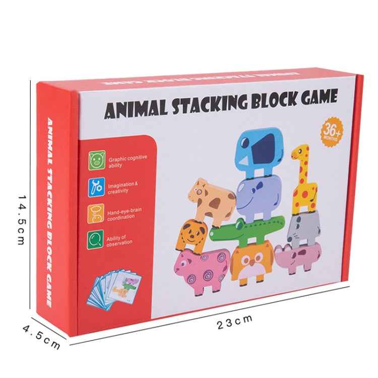Animal Balance Stacking Blocks Toys Children Early Education Building Block Stacking Toy