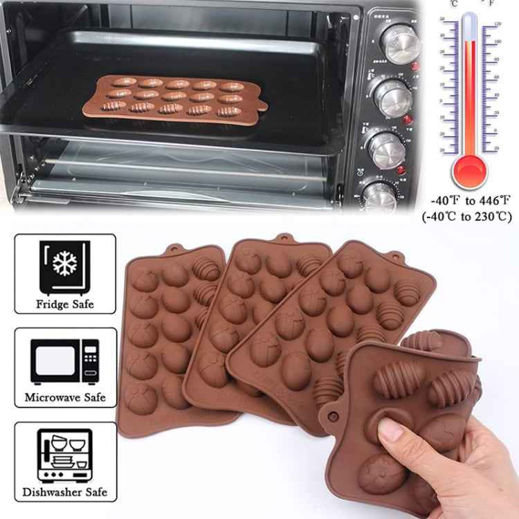 Easter Mini Colorful Egg Silicone Chocolate Mold