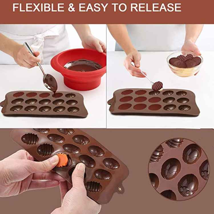 Easter Mini Colorful Egg Silicone Chocolate Mold