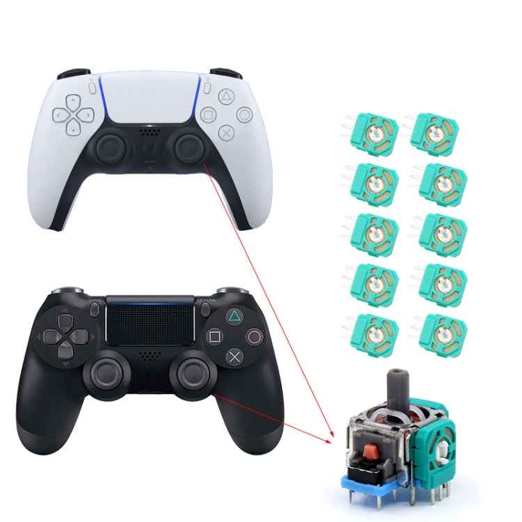For PS5 Controller 10pcs 3D Joystick 2k 3Ω Potentiometer Buttons Repair Part, Potentiometer