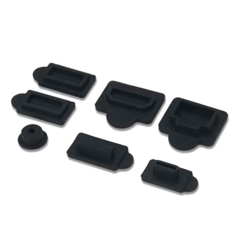 For PS5 2sets 7pcs/Set Dust Plug Silicone Dust Protector Anti-Dust Cover