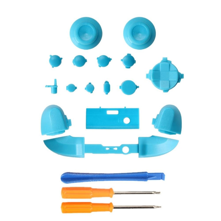 For Xbox Series X Controller Thumbstick LB RB Bumpers Trigger Buttons With Screwdriver Accessories, Black, White, Blue, Light Blue, Red, Rose Red, Orange, Purple, Green, Yellow, Transparent