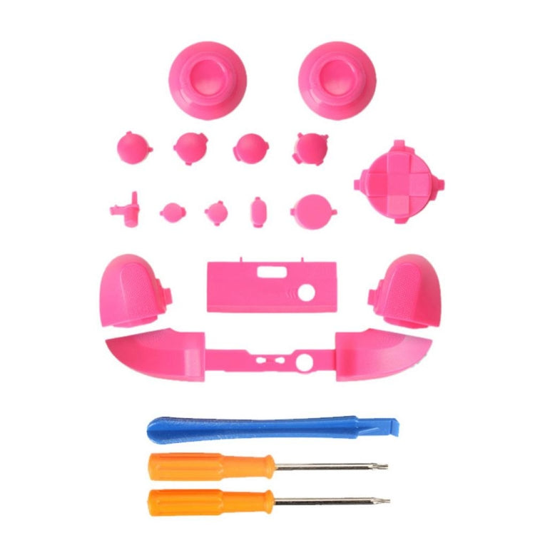 For Xbox Series X Controller Thumbstick LB RB Bumpers Trigger Buttons With Screwdriver Accessories, Black, White, Blue, Light Blue, Red, Rose Red, Orange, Purple, Green, Yellow, Transparent