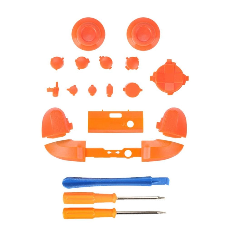 For Xbox Series X Controller Thumbstick LB RB Bumpers Trigger Buttons With Screwdriver Accessories, Black, White, Blue, Light Blue, Red, Rose Red, Orange, Purple, Green, Yellow, Transparent