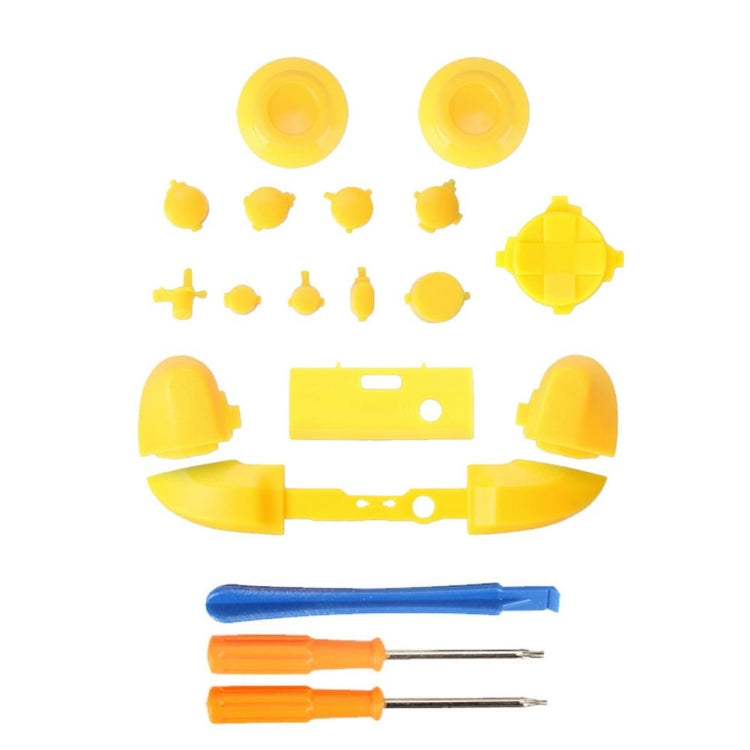 For Xbox Series X Controller Thumbstick LB RB Bumpers Trigger Buttons With Screwdriver Accessories, Black, White, Blue, Light Blue, Red, Rose Red, Orange, Purple, Green, Yellow, Transparent
