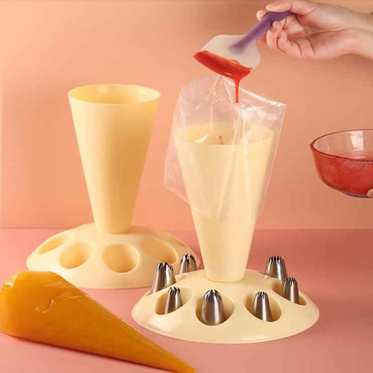 Piping Bags Rack Pastry Bags Holder Nozzle Decorating Tips Stand For Baking Accessories