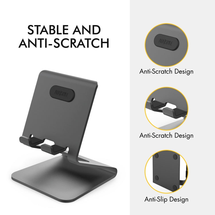 AhaStyle ST02 Mobile Phone Aluminum Alloy Fixed Bracket Storage Charging Base