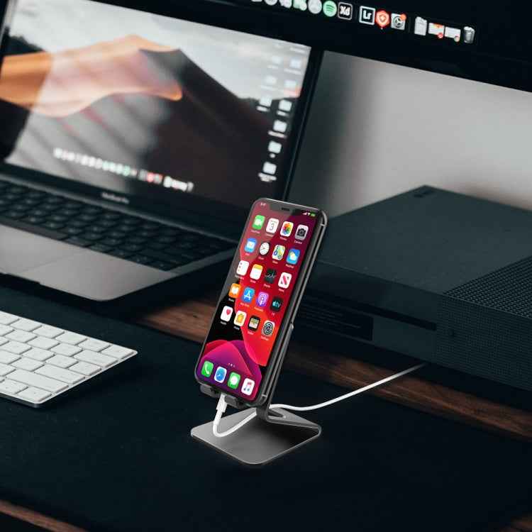 AhaStyle ST02 Mobile Phone Aluminum Alloy Fixed Bracket Storage Charging Base