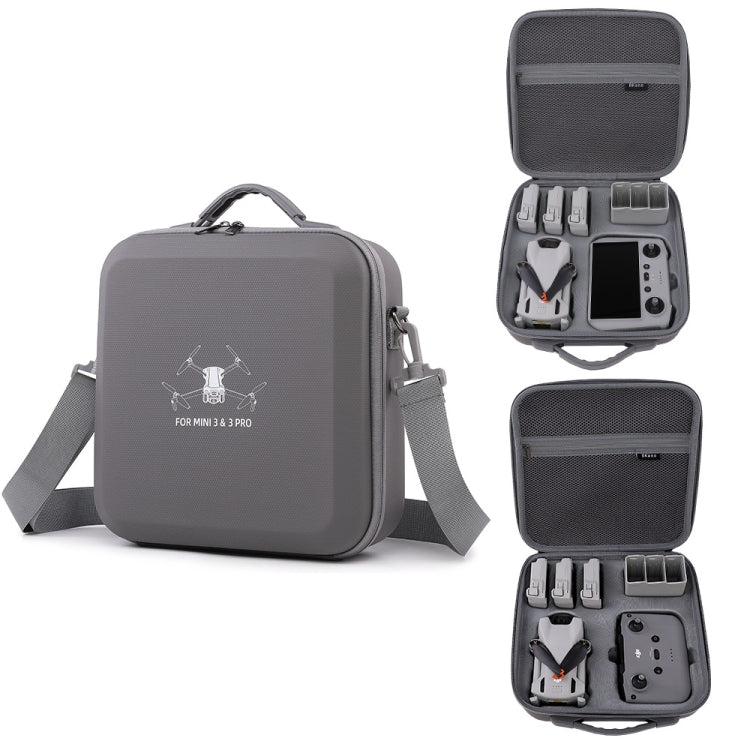For DJI Mini 3 / Mini 3 Pro BKANO PU Storage Bag Portable Shoulder Bag Messenger Bag, M3-012 RC-N1 Version, M3-012 RC Version