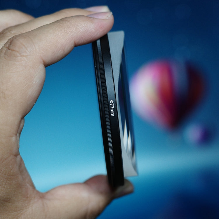 Photography Foreground Blur Linear Prism Camera Filter Accessories, 72mm, 77mm, 82mm