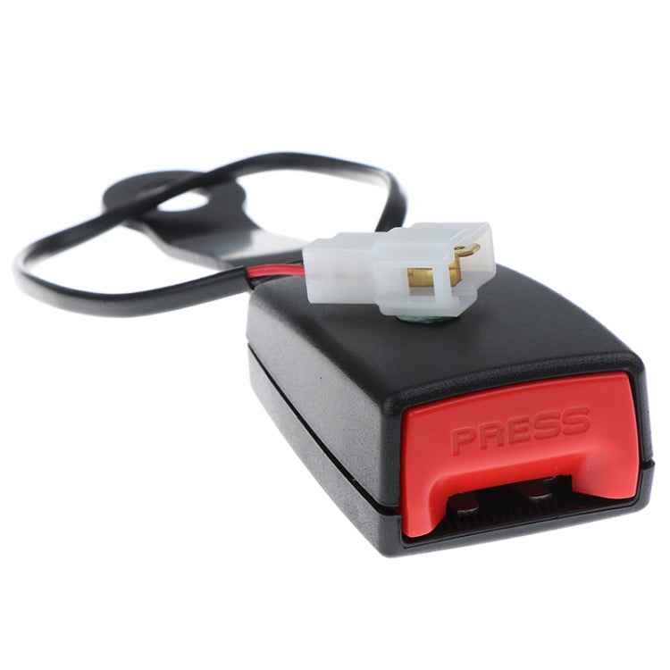 173mm Car Seat Belt Buckle Connector With Alarm Signal