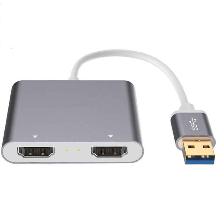 USB 3.0 To Dual HDMI, USB, USB-C / Type-C High Definition Converter 4K USB Same Screen Extender, USB 3.0 To Dual HDMI