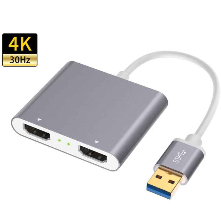 USB 3.0 To Dual HDMI, USB, USB-C / Type-C High Definition Converter 4K USB Same Screen Extender, USB 3.0 To Dual HDMI