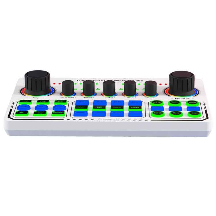 X50 Bluetooth RGB LED Live Sound Card With OTG Port Interface