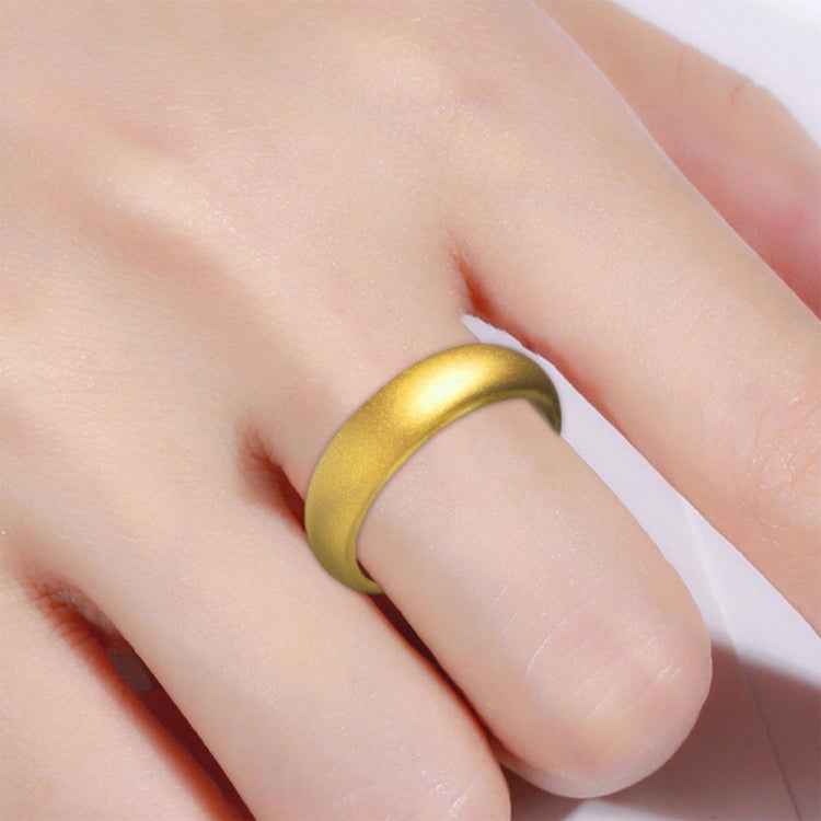 SH100 5.7mm Wide Silicone Ring Glitter Couple Ring