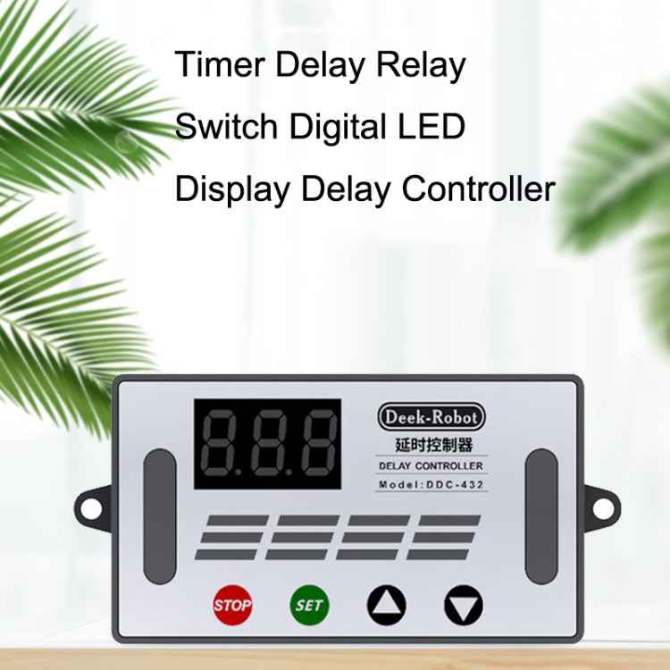 Deek-Robot DDC-432 Delay Relay Switch DC5V-30V Dual MOS Tube Digital Display Time Relay Controller