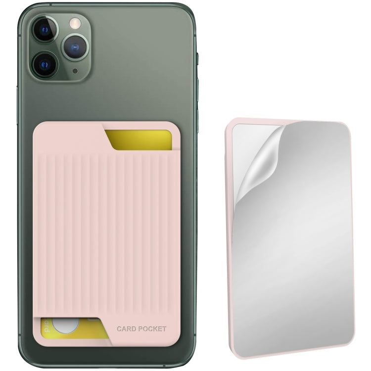 AhaStyle PT169 Mobile Phone Silicone Back Card Case Bus Card Bank Card Convenient Organizer