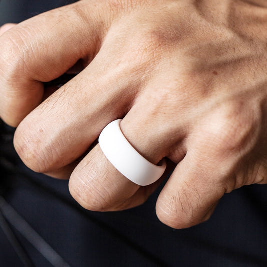 SiR013 8.7mm Curved Outdoor Sports Silicone Ring