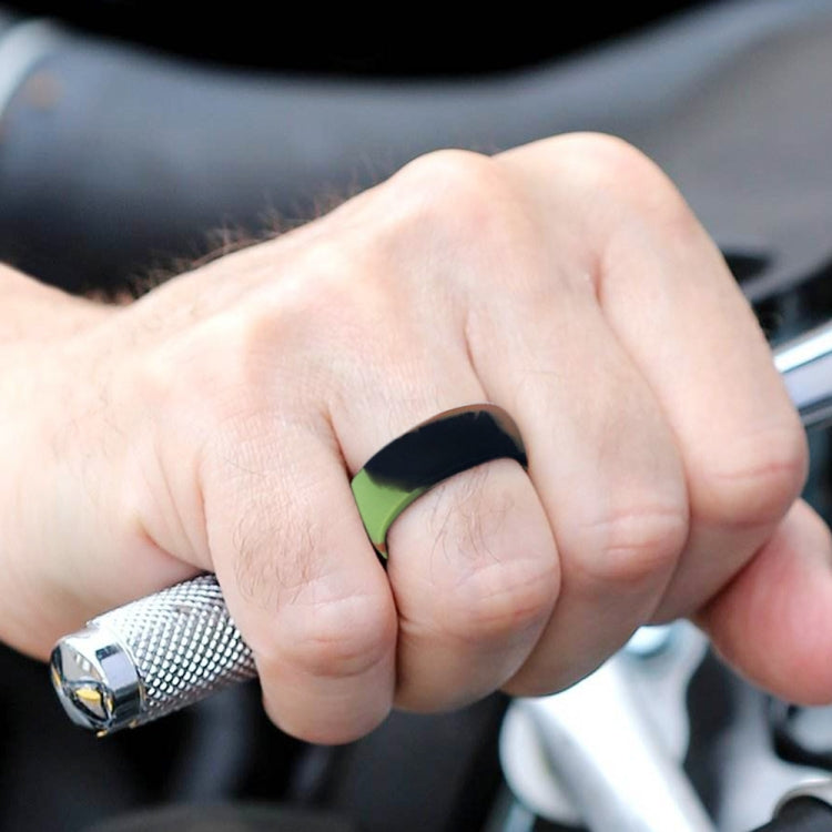 SiR013 8.7mm Curved Outdoor Sports Silicone Ring