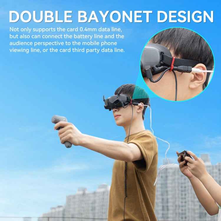 For DJI AVATA Goggles 2 RCSTQ Aluminum Alloy Anti-falling Wire Fixing Parts