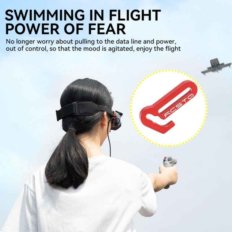 For DJI AVATA Goggles 2 RCSTQ Aluminum Alloy Anti-falling Wire Fixing Parts