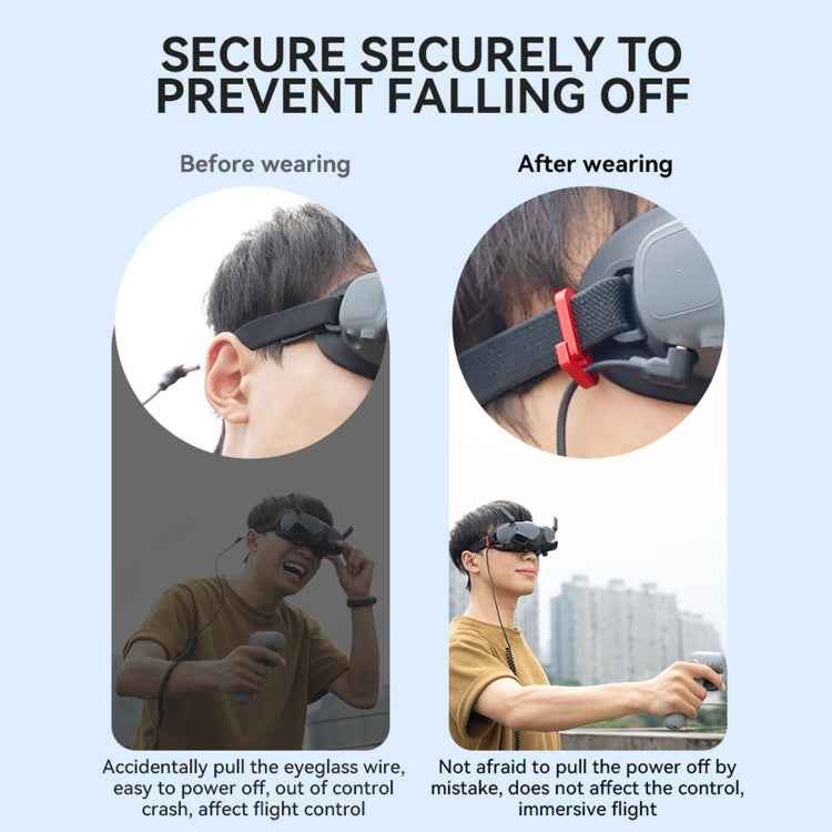 For DJI AVATA Goggles 2 RCSTQ Aluminum Alloy Anti-falling Wire Fixing Parts