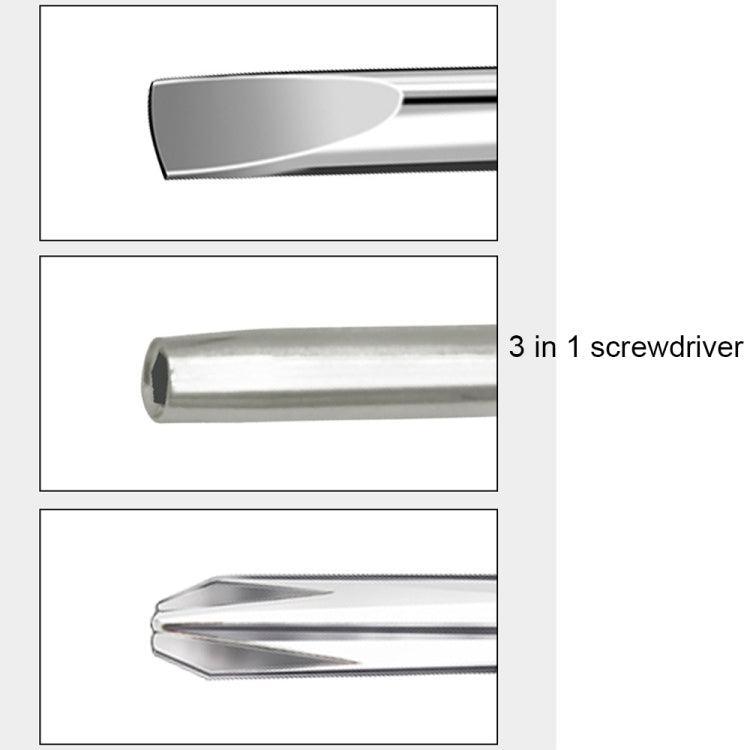 3 In 1 Watch Repair Mini Screwdriver Multifunctional Eyeglass Repair Screwdriver