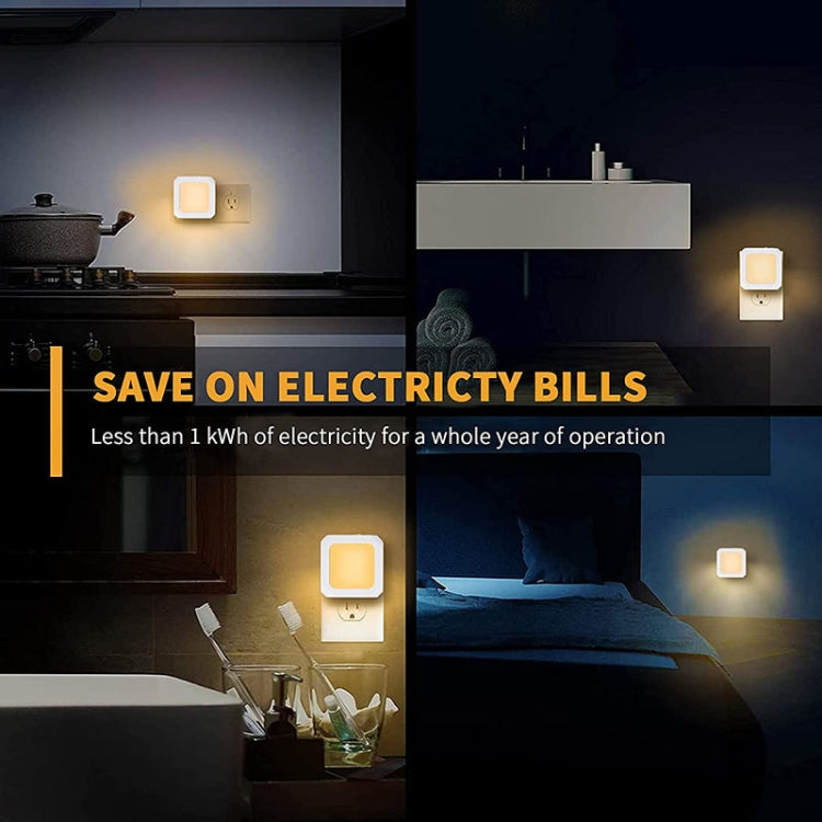 Stepless Dimming Induction Night Light Square Light Guide Plate Baby Night Light