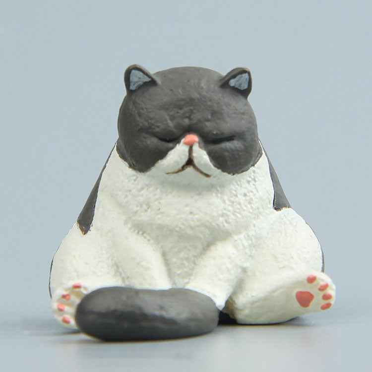 Warm Series Sitting Sleepy Zoo Figure Fridge Magnets