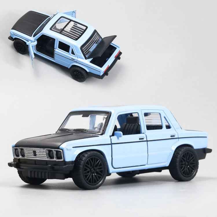 1:36 Alloy Car Model Three Open Door Small Car Toys Cake Ornaments