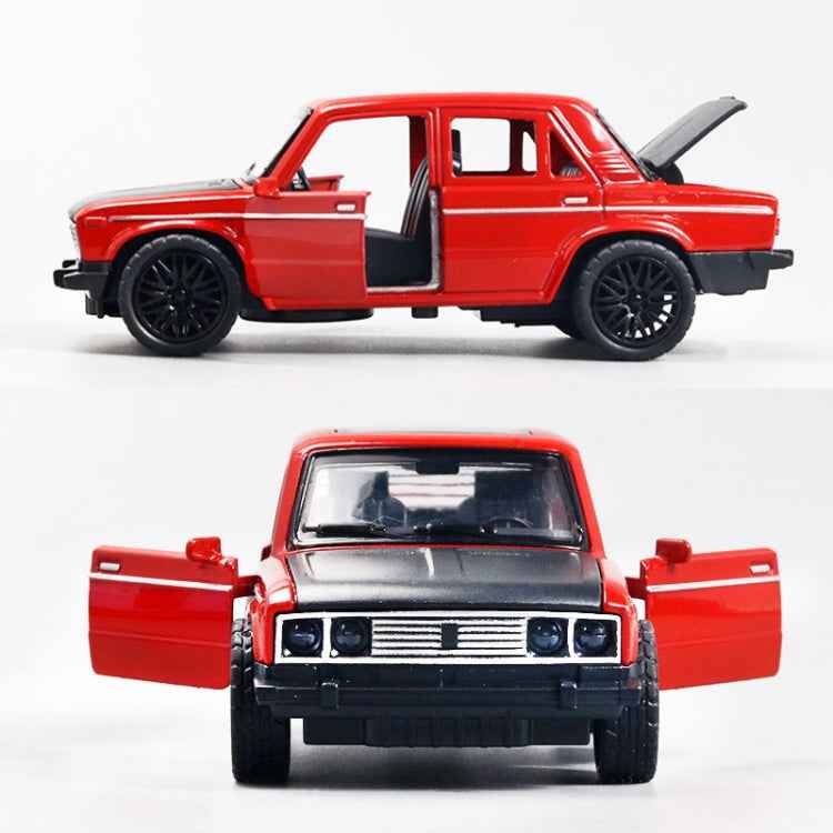 1:36 Alloy Car Model Three Open Door Small Car Toys Cake Ornaments