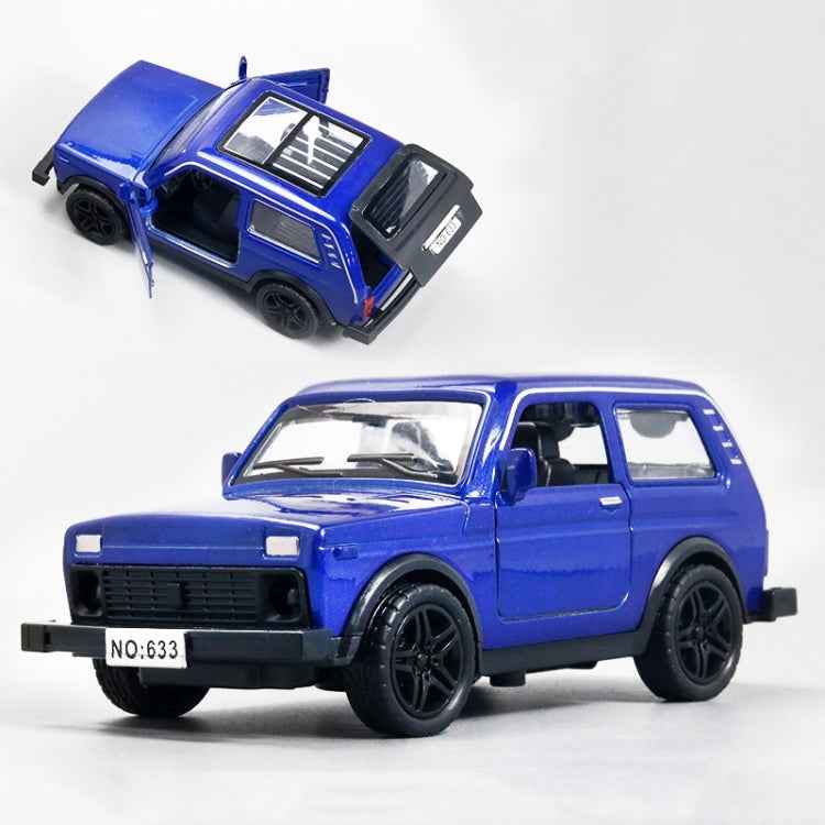 1:36 Alloy Car Model Three Open Door Small Car Toys Cake Ornaments