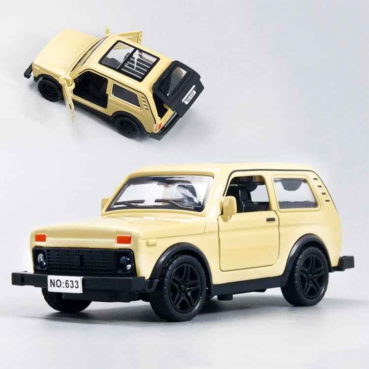 1:36 Alloy Car Model Three Open Door Small Car Toys Cake Ornaments