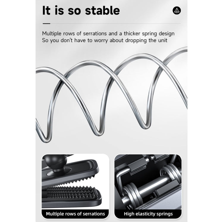 TELESIN 360 Degree Rotation Magnetic Backpack Clip Clamp Mount For Action Camera